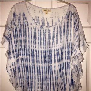 Anthropologie Cloth & Stone boho Shibori top
